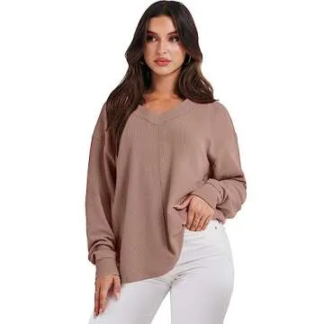 ANRABESS Oversized Sweatshirt for Women - Trendy Comfort