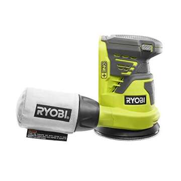 Ryobi ZRP411 ONE Plus 18V Cordless 5 in. Random Orbit Sander (Bare Tool) (Renewed)