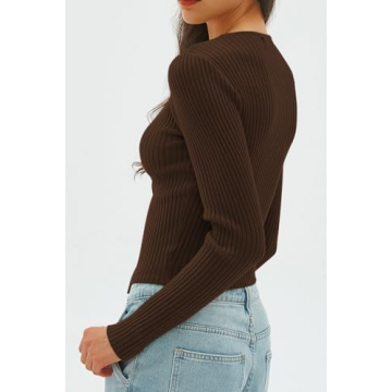 CHYRII Sexy Cutout Winter Pullover Sweater for Women