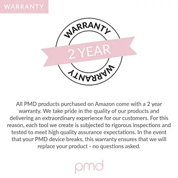 PMD Clean Pro RQ - Smart Facial Cleansing Device with Silicone Brush & Rose Quartz Gemstone ActiveWarmth Anti-Aging Massager - Waterproof - SonicGlow Vibration - Clear Pores & Blackheads