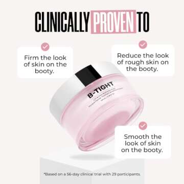 MAËLYS Cosmetics B-TIGHT Leave-On Cellulite Mask - Reduces The Appearance Of Cellulite - Visibly Tightens The Skin In The Butt Area