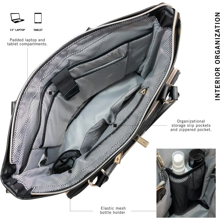 Kenneth Cole Reaction Chelsea Business Tote - Black