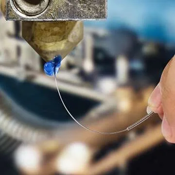 3D Printer Nozzle Cleaning Tool Kit - 0.4mm 0.35mm Needles Tweezers Filament Clog Cleaner Accessories Part Drill Bits 27pcs Mika3D