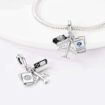 CYCUFF 925 Sterling Silver Charms for Bracelets and Charm Necklaces, Bracelet Pendants Beads Jewelle...