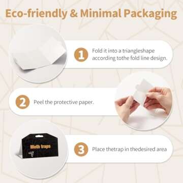 PIMAG Moth Traps with Pheromones - Non-Toxic & Effective