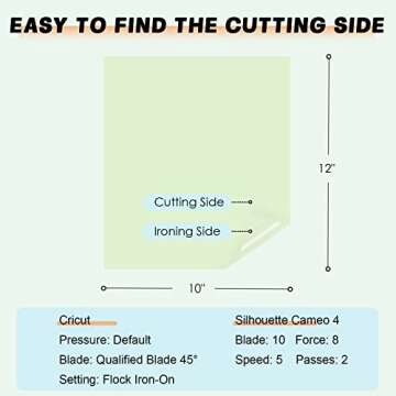 HTVRONT Sublimation HTV for Dark and Light Fabrics - 10 Pack