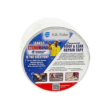 EternaBond RoofSeal White 4" x25' MicroSealant UV Stable RV Roof Seal Repair Tape | 35 mil Total Thi...