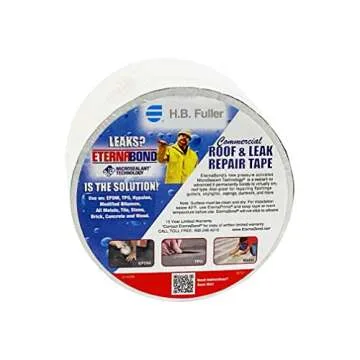 EternaBond RoofSeal White 4" x25' MicroSealant UV Stable RV Roof Seal Repair Tape | 35 mil Total Thi...