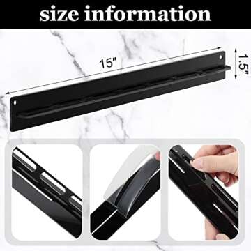 5 Pack Acrylic Sunglasses Organizer Storage Sunglasses Holder Organizer Wall Mounted Eyeglasses Hold...