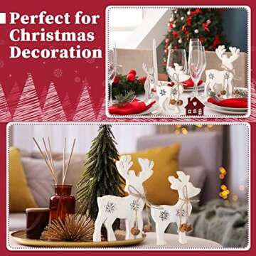 Charming 2 Pieces Reindeer Christmas Decor Set