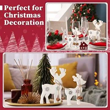 Charming 2 Pieces Reindeer Christmas Decor Set
