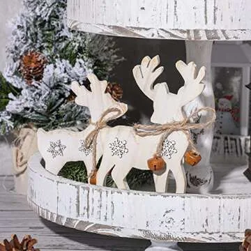 Charming 2 Pieces Reindeer Christmas Decor Set