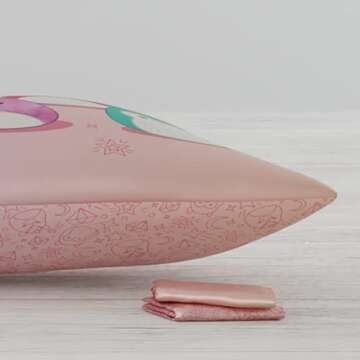 Squishmallows Bedding Silky Satin Standard Beauty Silky Satin Standard Reversible Pillowcase Cover 2...