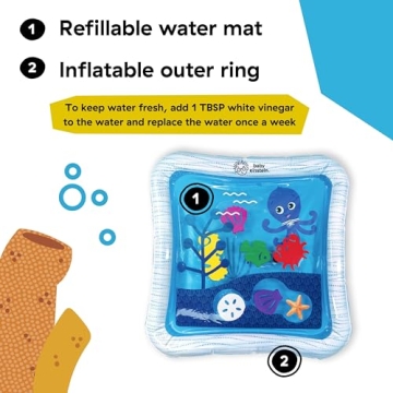 Baby Einstein Water Mat for Sensory Play - Octopus Fun