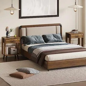 Stylish GYIIYUO Nightstands with Easy Assembly and Storage