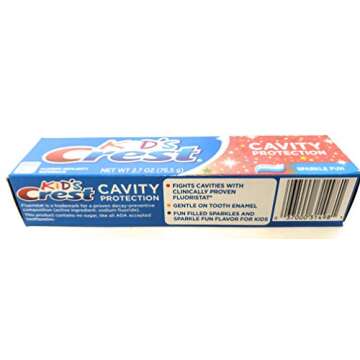 Crest Kid's Sparkle Fun Toothpaste Cavity Protection 3 Pack