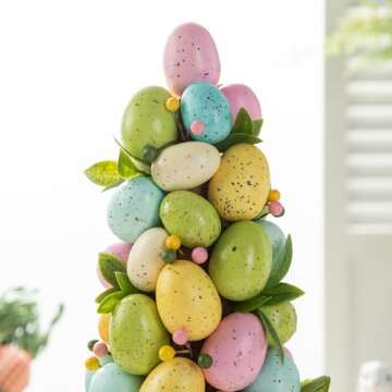 Glitzhome 16" Handmade Easter Table Tree Decor
