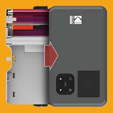 Kodak 30 Pack 4PASS Real Photo (2.1"x3.4") & Laminate Process Cartridge, All-in-One Paper and Color ...