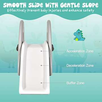 BABY JOY Kids Slide Set - Safe Mini Climber for Toddlers
