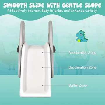 BABY JOY Kids Slide Set - Safe Mini Climber for Toddlers