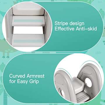 BABY JOY Kids Slide Set - Safe Mini Climber for Toddlers