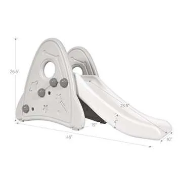 BABY JOY Kids Slide Set - Safe Mini Climber for Toddlers