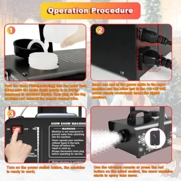 650W IMONE Snow Machine for Parties & Events