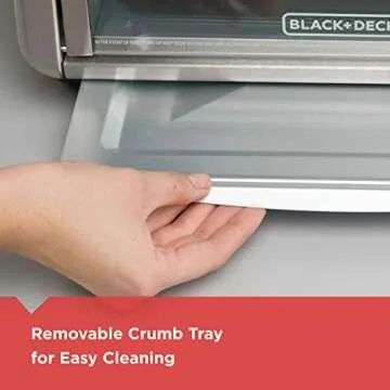 Black+Decker 8 One-Touch Convection Countertop Oven