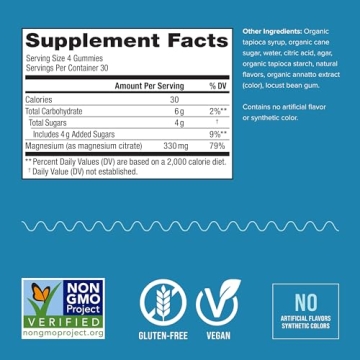 Calm Magnesium Gummies for Sleep & Stress Relief