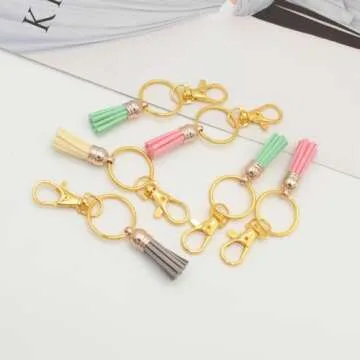 Premium Gold Swivel Clasps - 60 Pcs for Crafting & DIY