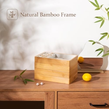 Bamboo Stackable Jewelry Organizer - Elegant Storage Solution