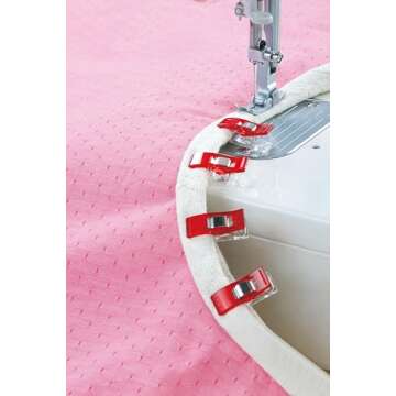 Clover Wonder Clips for Secure and Easy Sewing Projects