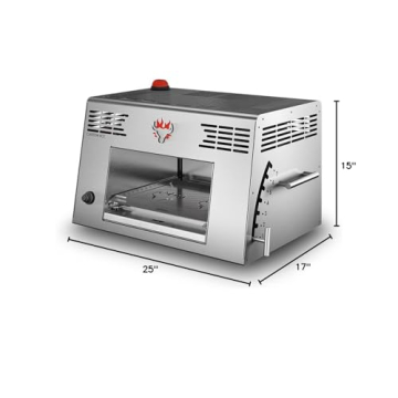 Schwank 1500°F Portable Infrared Grill Stainless Steel USA