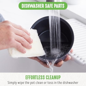 GreenLife 4-Cup Digital Rice Cooker with Healthy Ceramic Pot