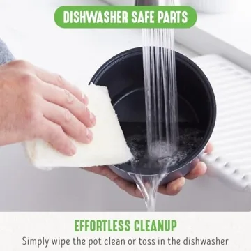 GreenLife 4-Cup Digital Rice Cooker with Healthy Ceramic Pot