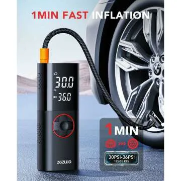 150PSI Rechargeable Tire Inflator for Cars & Bikes