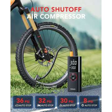 150PSI Rechargeable Tire Inflator for Cars & Bikes