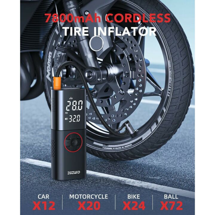 150PSI Rechargeable Tire Inflator for Cars & Bikes