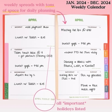 Ban.do Daily Planner 2024 - Classic Weekly & Monthly Organizer