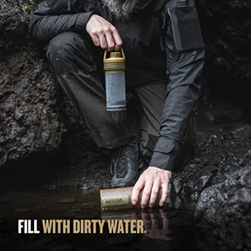 GRAYL UltraPress Water Purifier for Hikers and Travelers