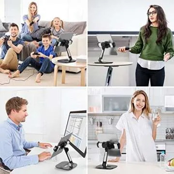 AboveTEK Aluminum Stand - 360 Swivel Tablet Holder