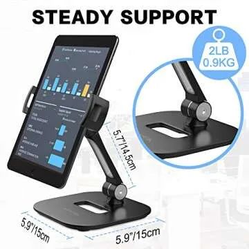 AboveTEK Aluminum Stand - 360 Swivel Tablet Holder