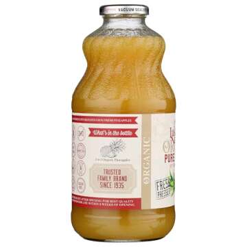 Lakewood Organic Juice, Pineapple, 32 Fl Oz Bottle