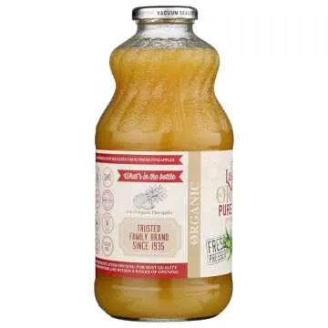 Lakewood Organic Juice, Pineapple, 32 Fl Oz Bottle