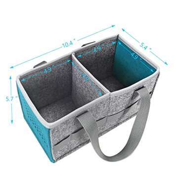 Hounyoln Carry Bag for Toniebox Audio Player Starter Set,Felt Organizer Case for Tonie Starter Set Storage Bag