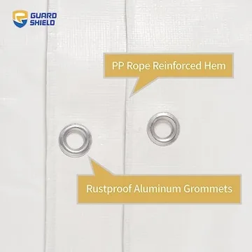 GUARD SHIELD Heavy Duty Waterproof Tarps 12x12 Feet
