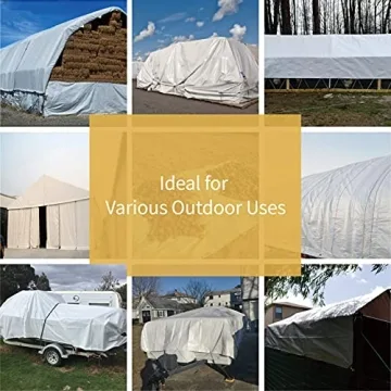 GUARD SHIELD Heavy Duty Waterproof Tarps 12x12 Feet