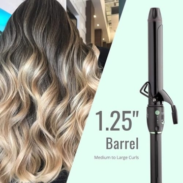MINT Professional Hair Curling Iron for Fast Even Curls