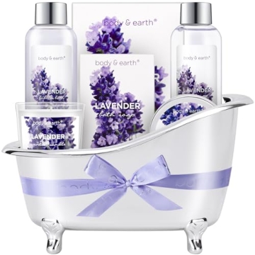Lavender Gift Basket for Women - Body & Earth Gifts