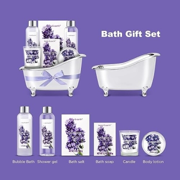 Lavender Gift Basket for Women - Body & Earth Gifts